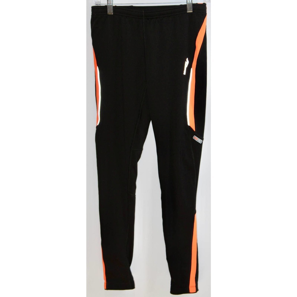 Women's Saucony Omni LX Tight II Black Orange Running Leggings Yoga Pants Medium